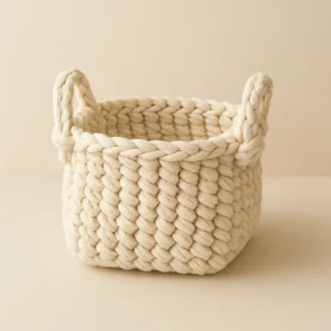 Panier Corde Tressée